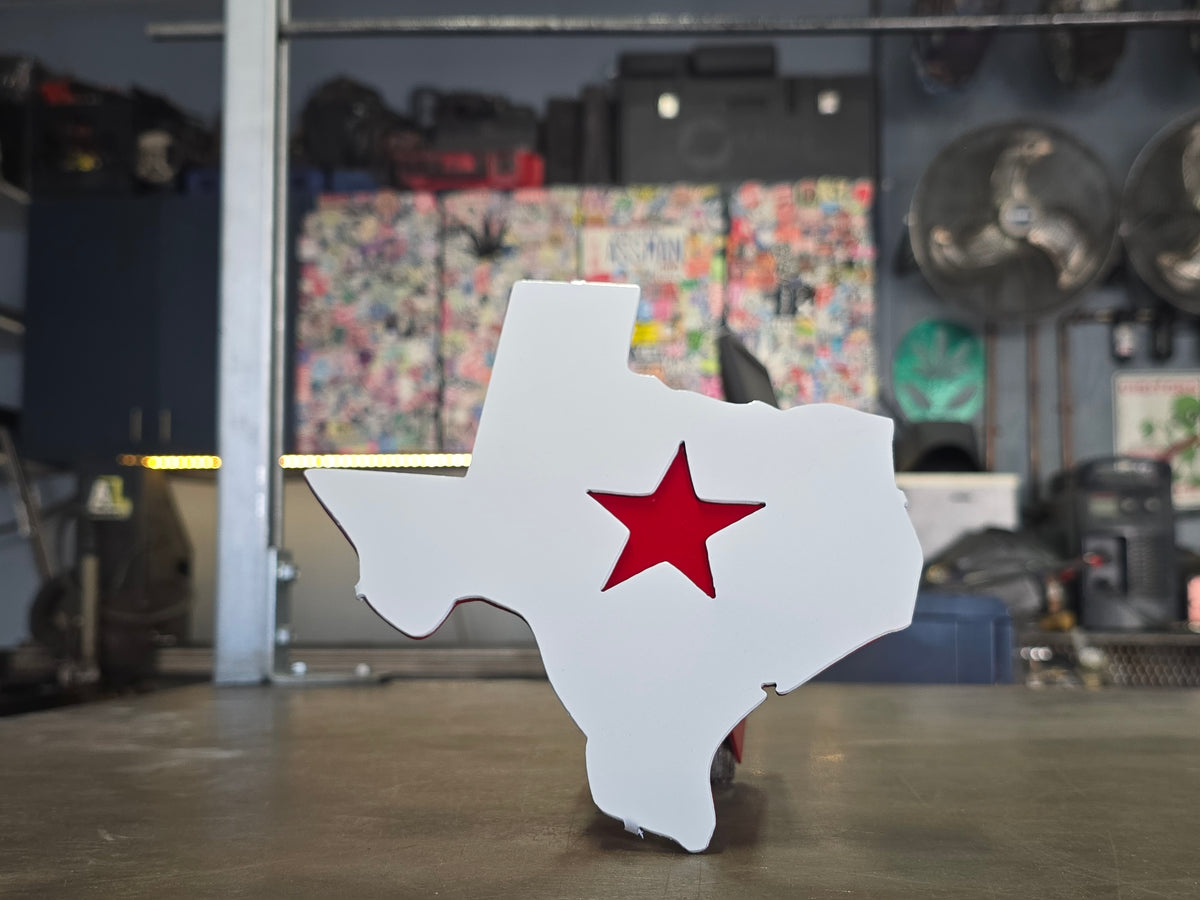 Texas Metal Hitch Cover