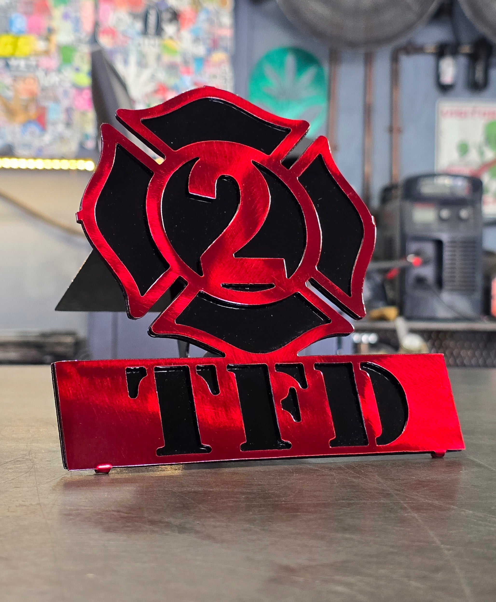 Firefighter #2 Personalized Hitch Cover