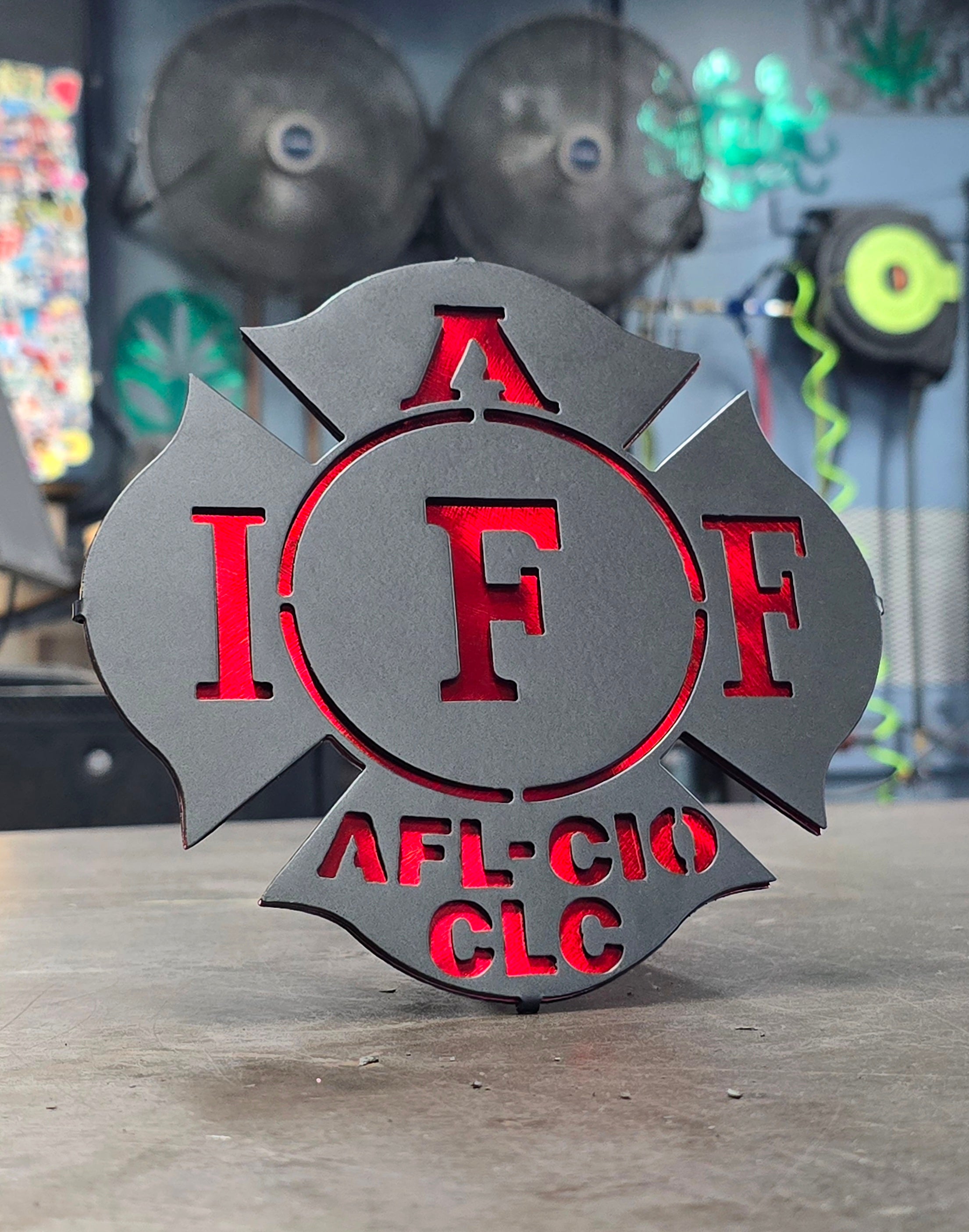 Matte Black & Red Candy