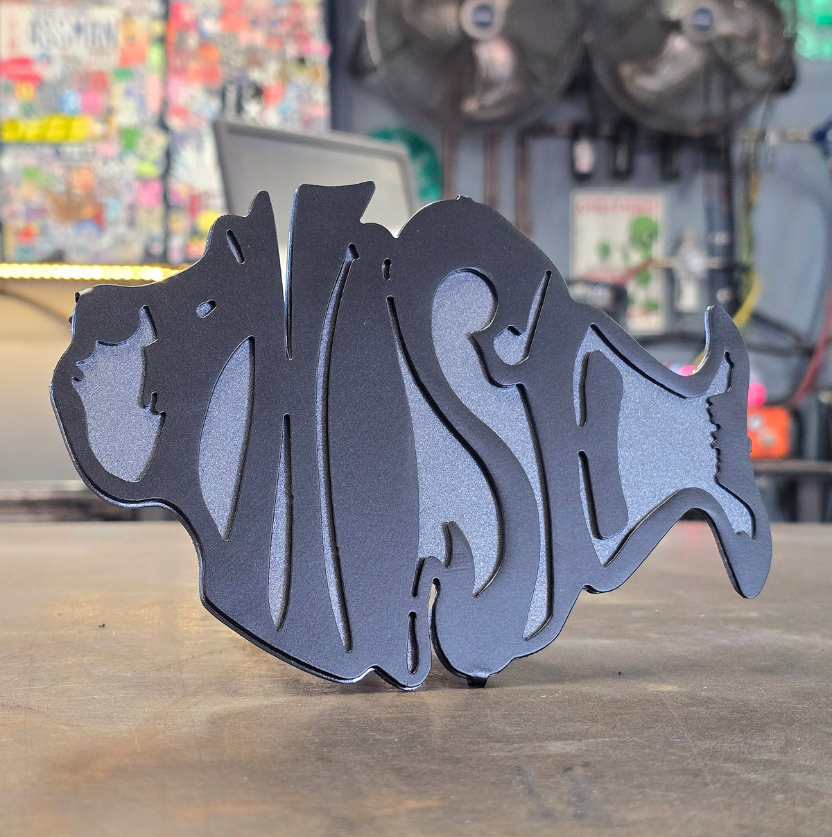 Phish Metal Hitch Cover