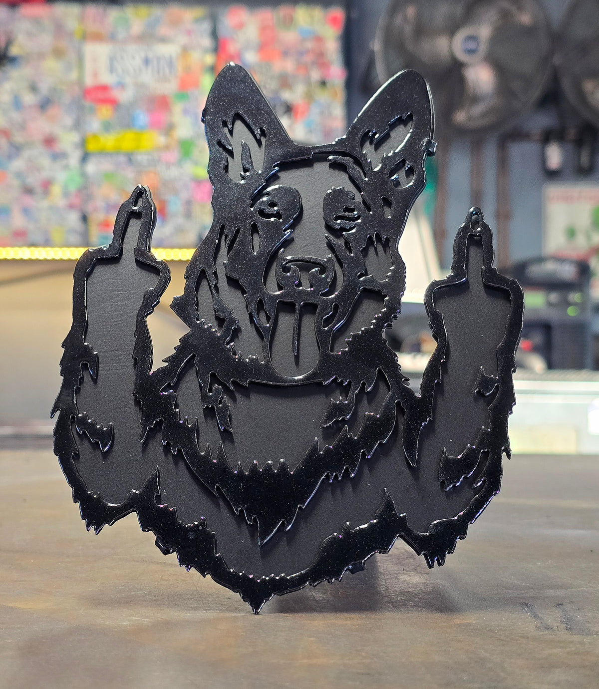 German Shepherd Metal Hitch Cover #3
