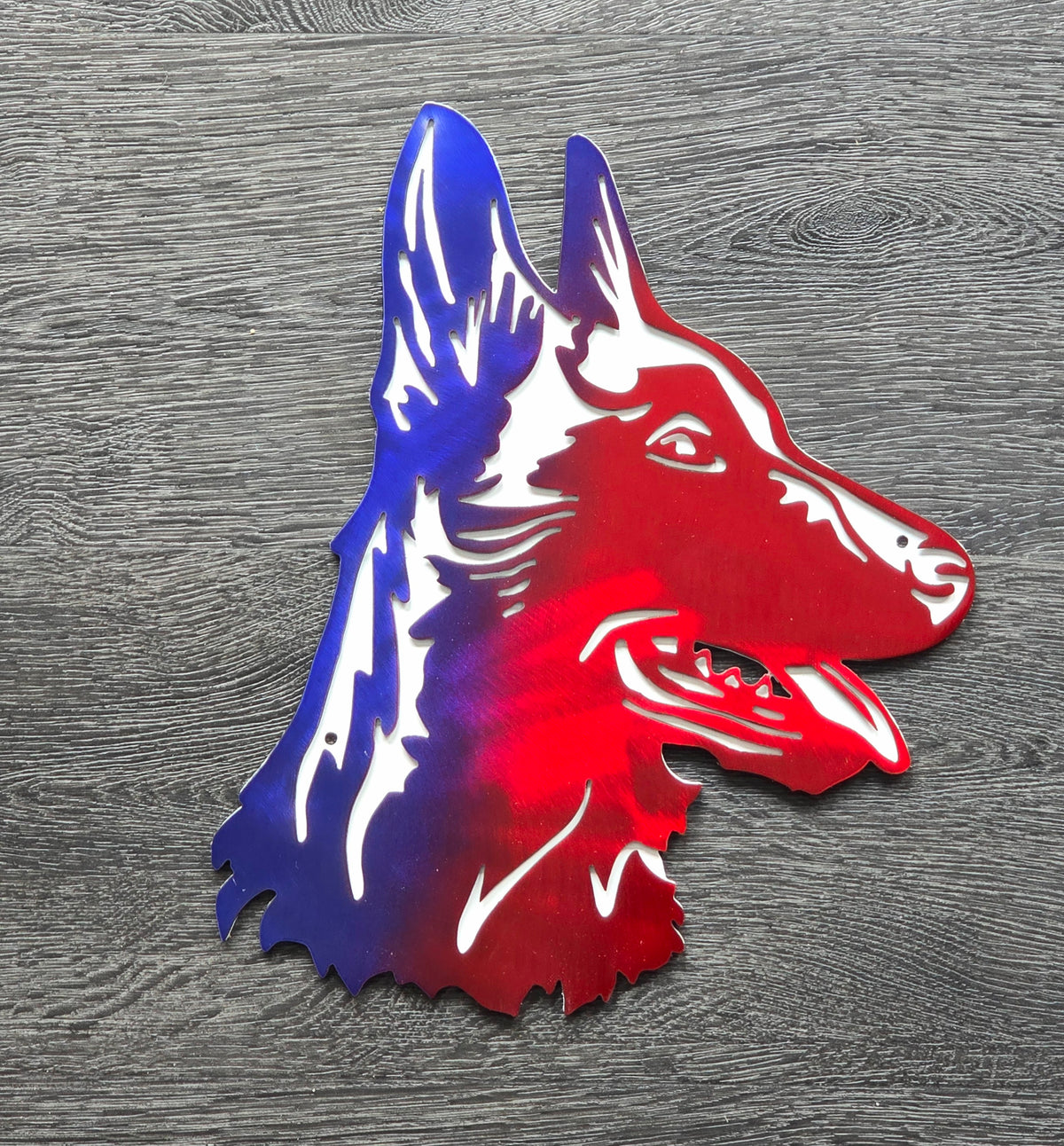 Belgian Malinois Metal Wall Art #2