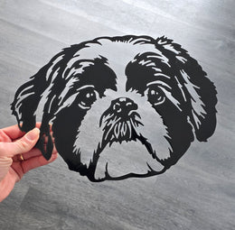 Shih Tzu Metal Wall Art