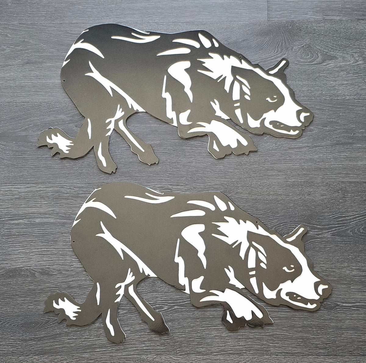 Border Collie Metal Wall Art