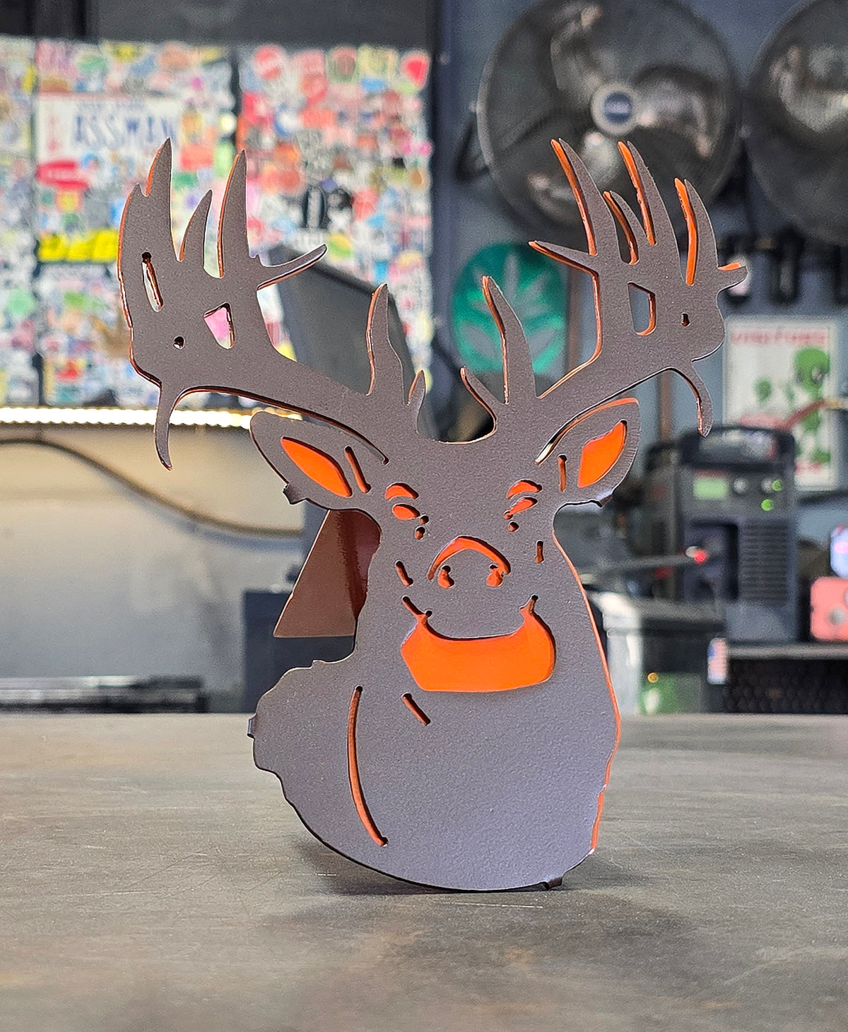 White-Tailed Deer Metal Hitch Cover #2