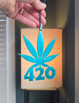 Cannabis Leaf 420 Ornament