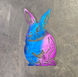 Rabbit Metal Wall Art