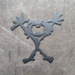 Pearl Jam "Stickman" Metal Wall Art
