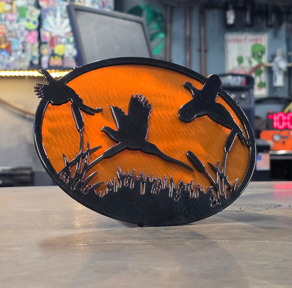 Pheasants Metal Hitch Cover
