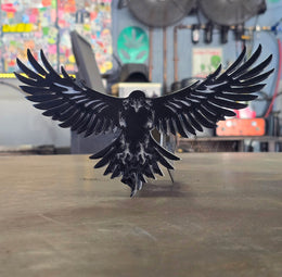 Raven Metal Hitch Cover made from powder coated steel