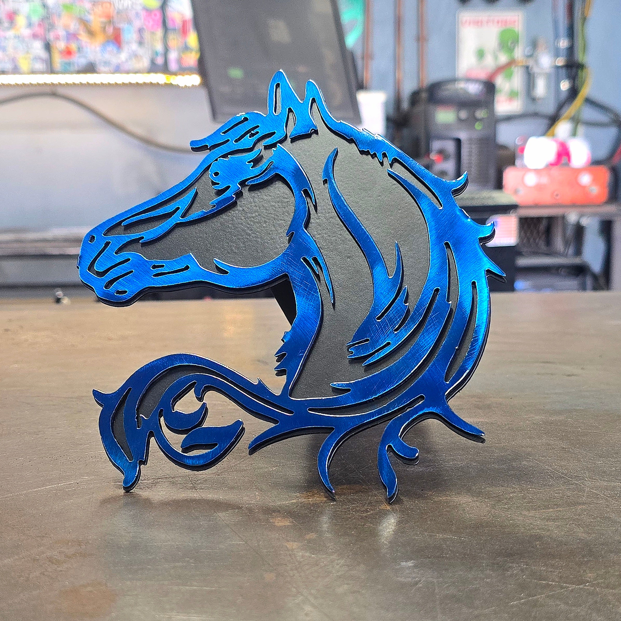 Horse Metal Hitch Cover #1