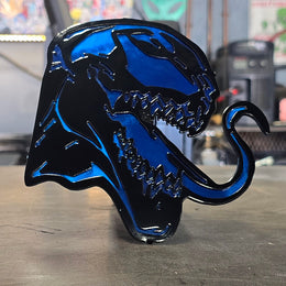 Venom Metal Hitch Cover made from powder coated steel