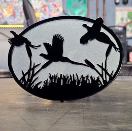 Pheasants Metal Hitch Cover made from powder coated steel