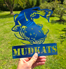 Catfish Metal Wall Art