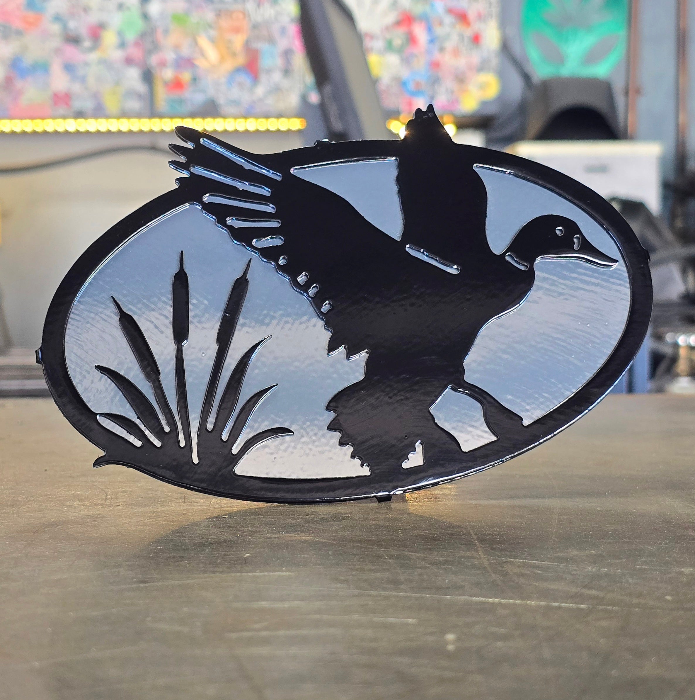 Mallard Duck Metal Hitch Cover