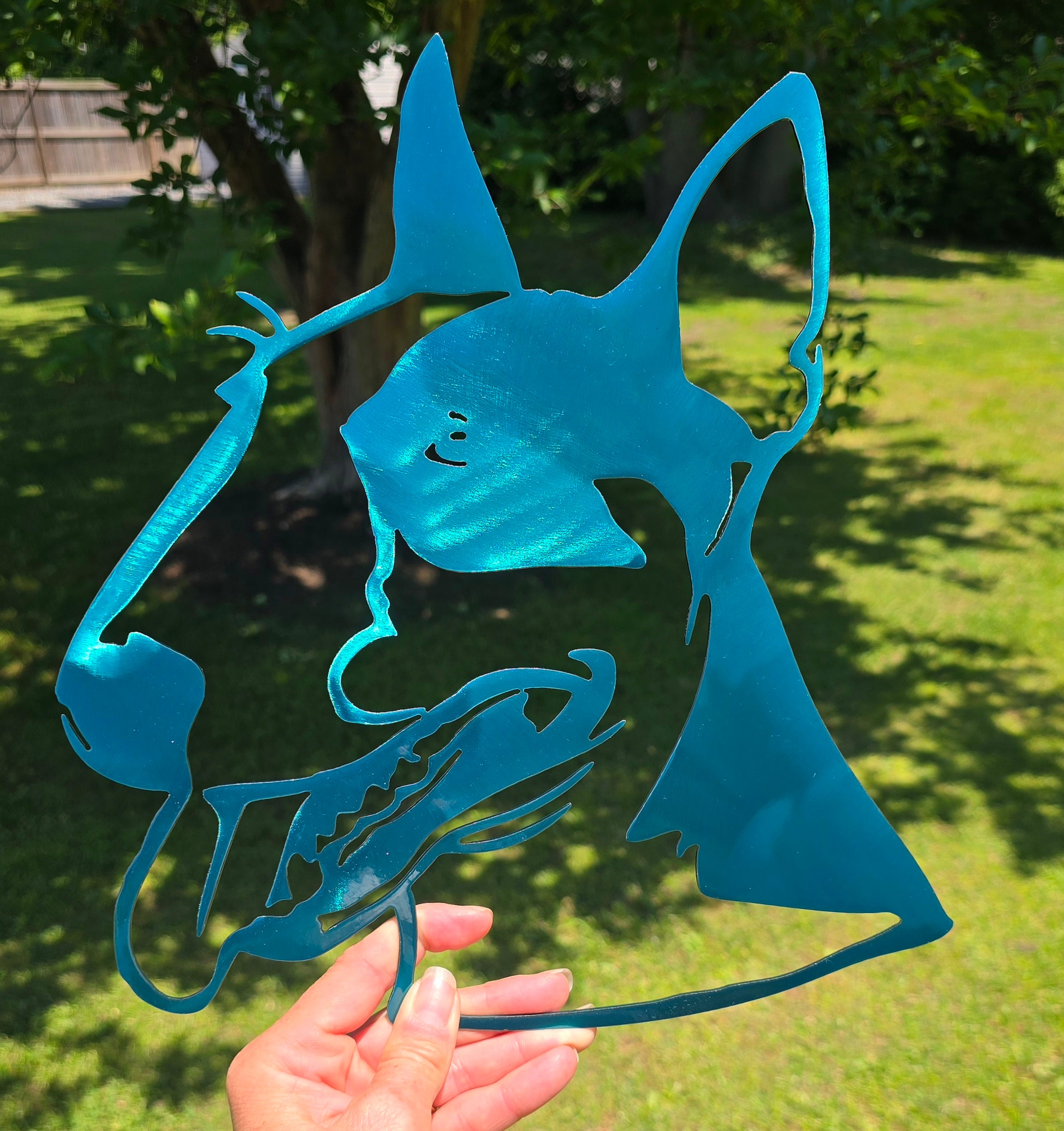 Bull Terrier Metal Wall Art #1