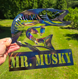 Muskie Metal Wall Art