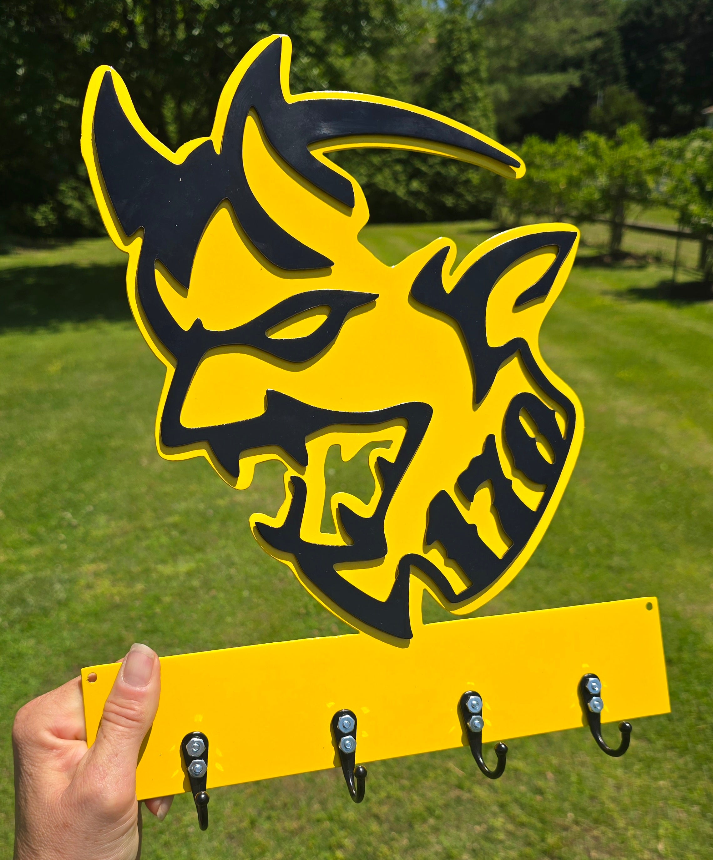 Dodge Demon Key & Leash Hanger