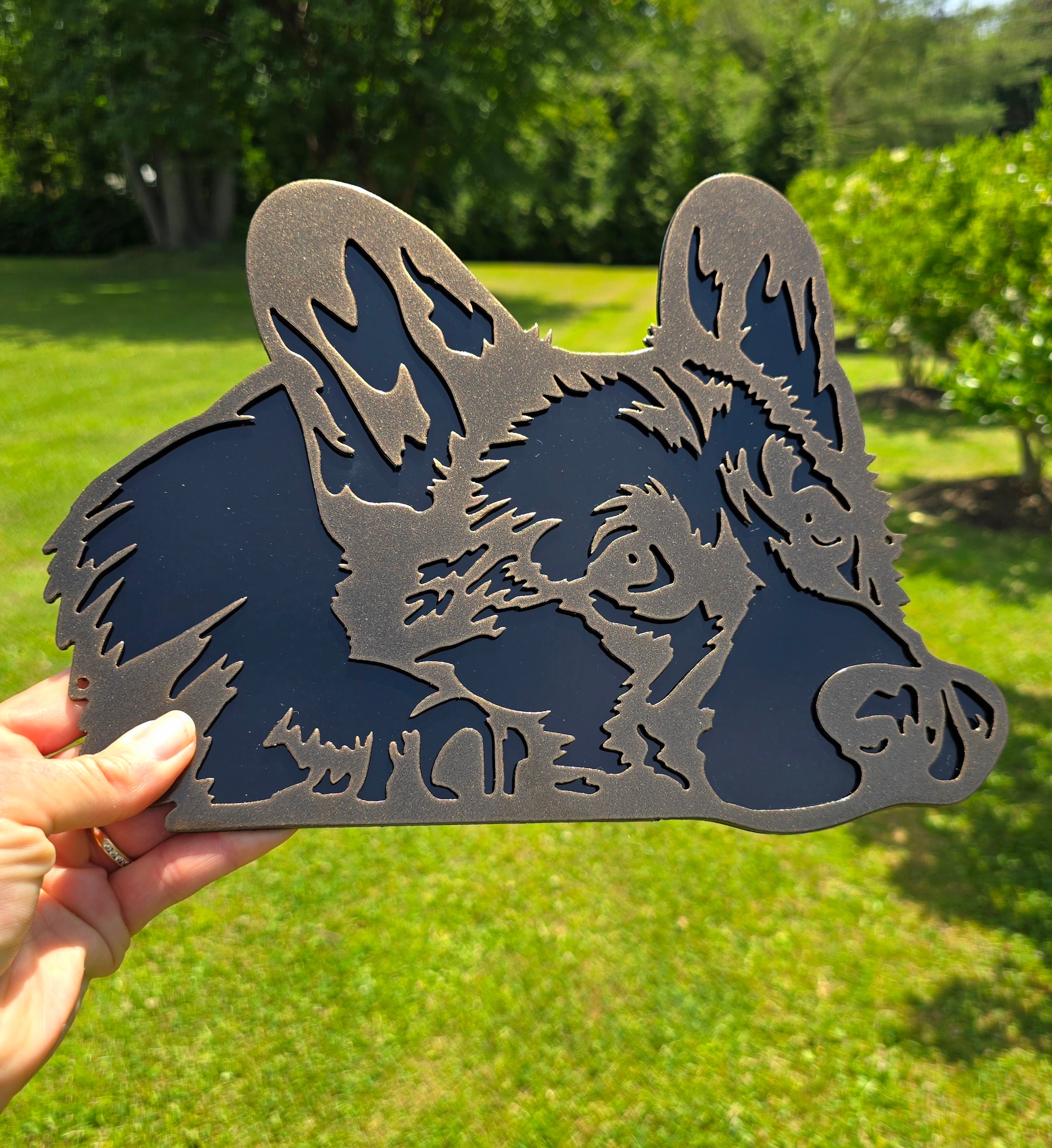 Corgi Metal Wall Art #2- Sale