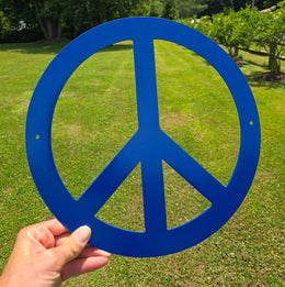 Peace Sign Metal Wall Art- Sale