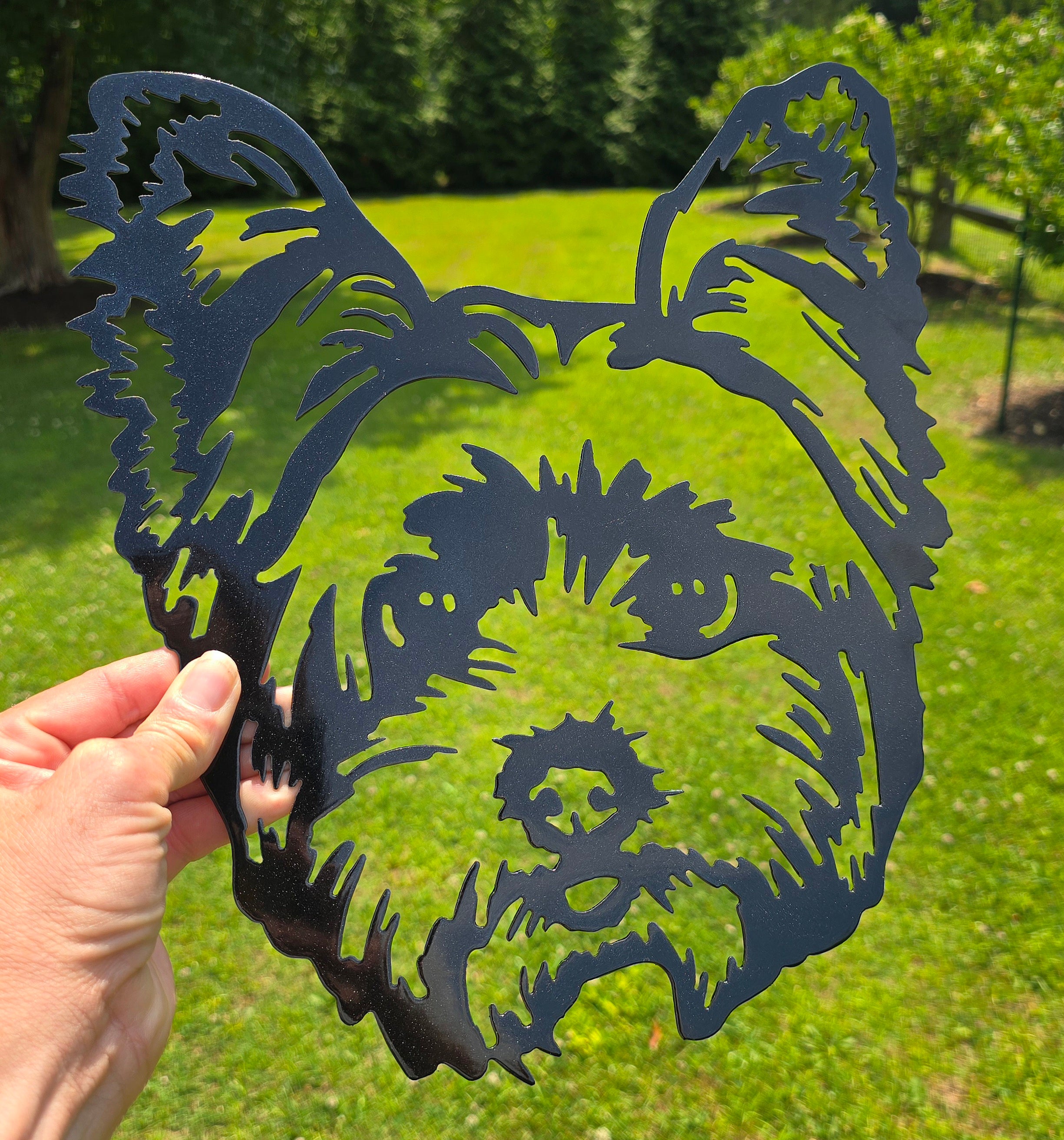 Avon Terrier Metal Wall Art