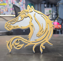 Horse Metal Hitch Cover