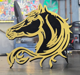 Horse Metal Hitch Cover