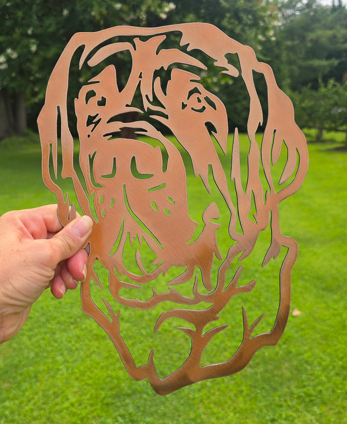 Mastiff Metal Wall Art #3