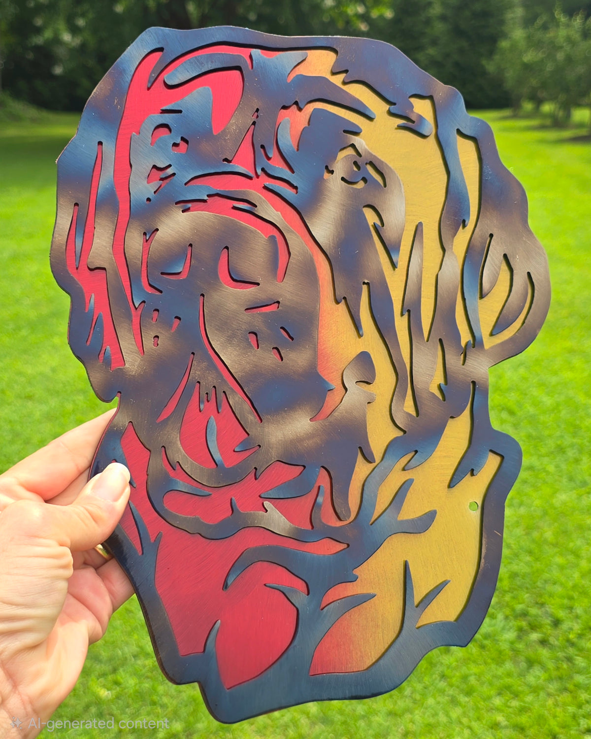 Mastiff Metal Wall Art #3