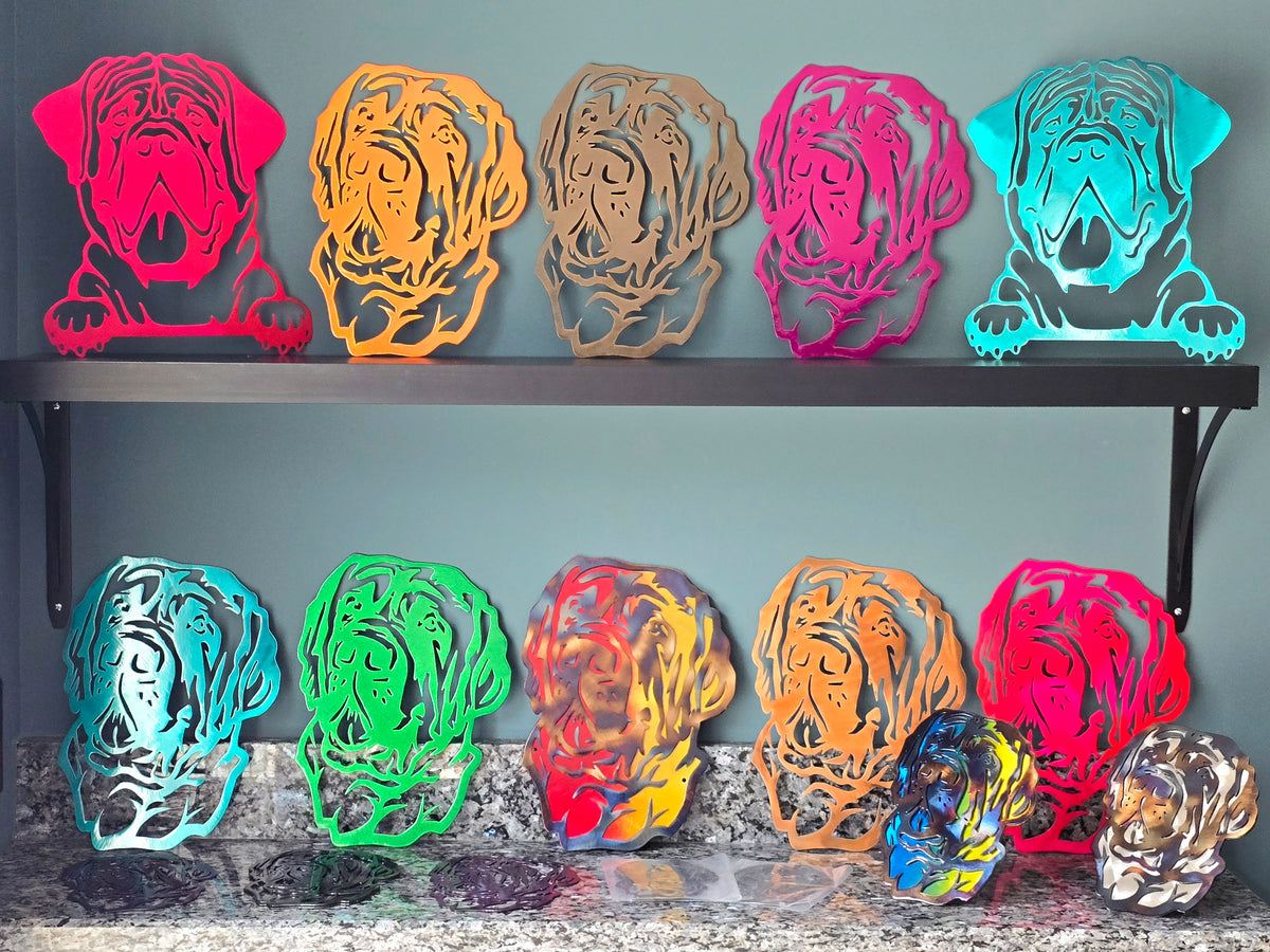 Mastiff Metal Wall Art #3