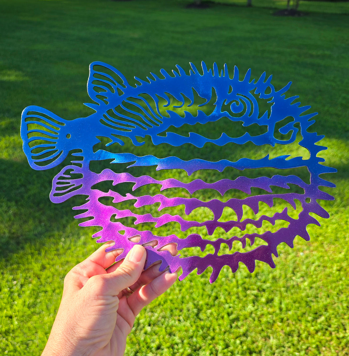 Pufferfish Metal Wall Art