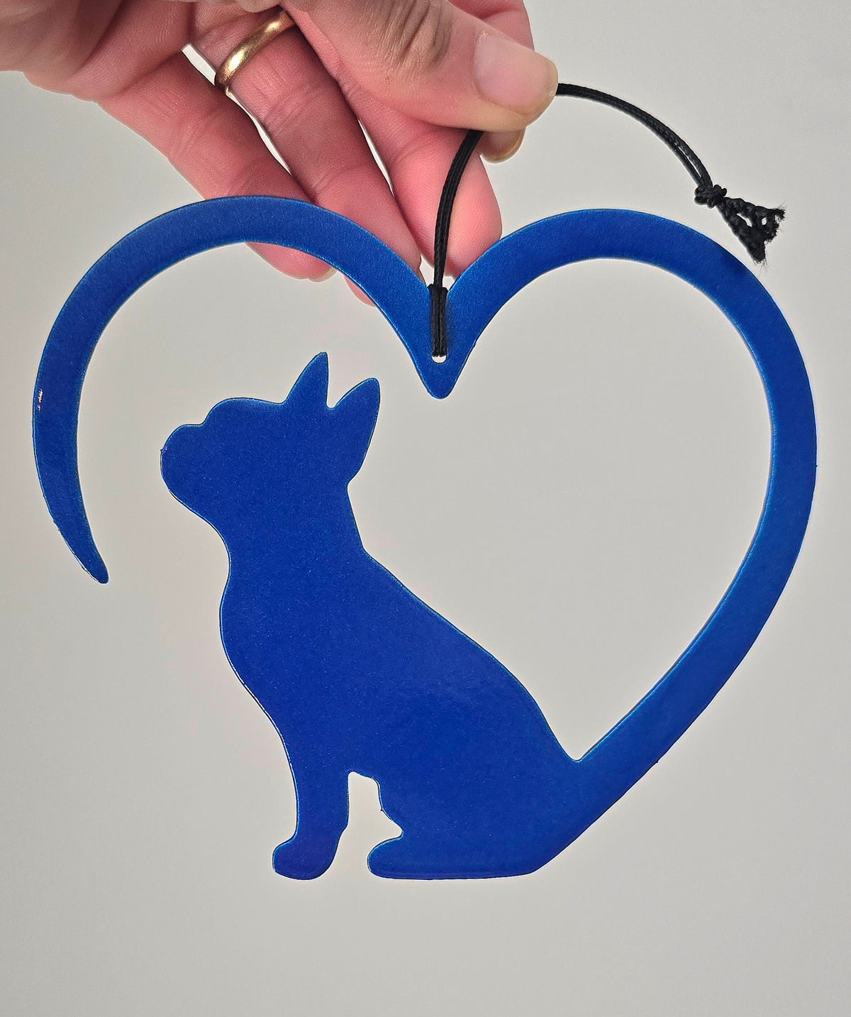 Boston Terrier Heart Ornament