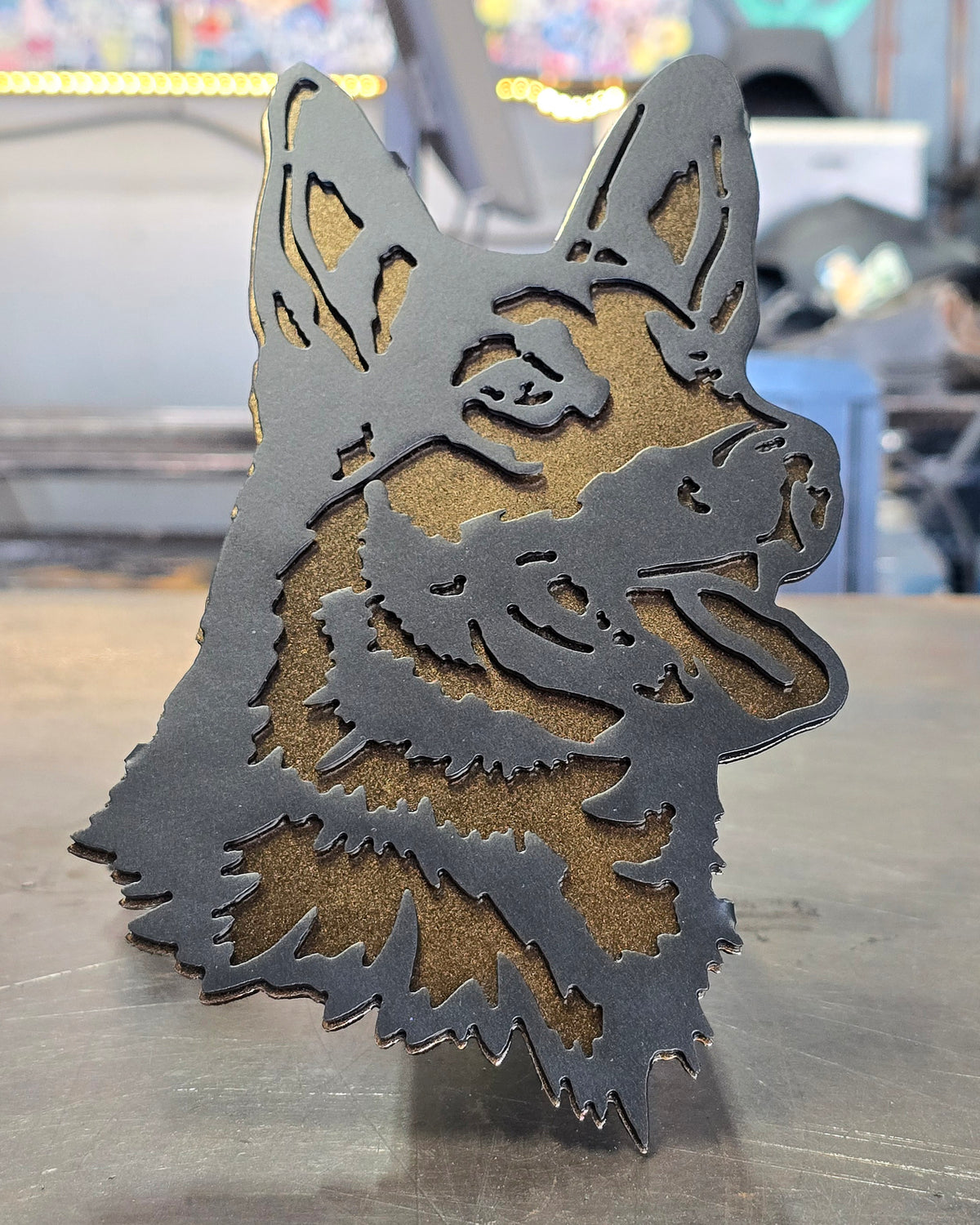 German Shepherd Metal Hitch Cover #1