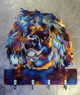Irish Water Spaniel Key & Leash Hanger