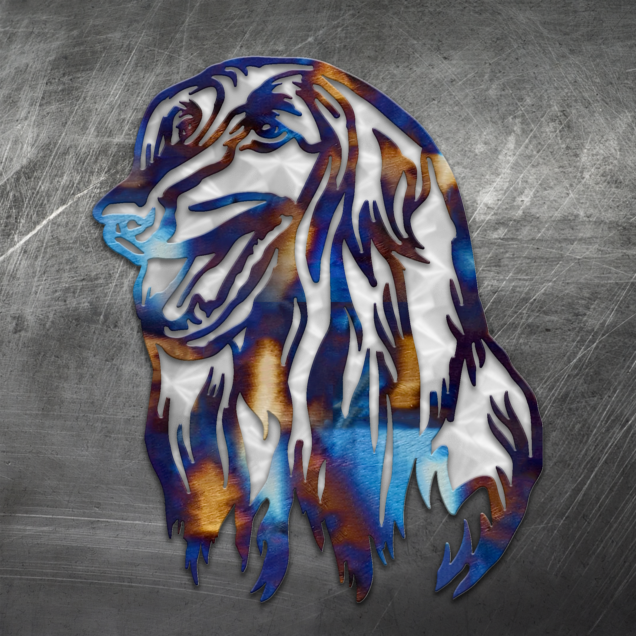 Afghan Hound Metal Wall Art