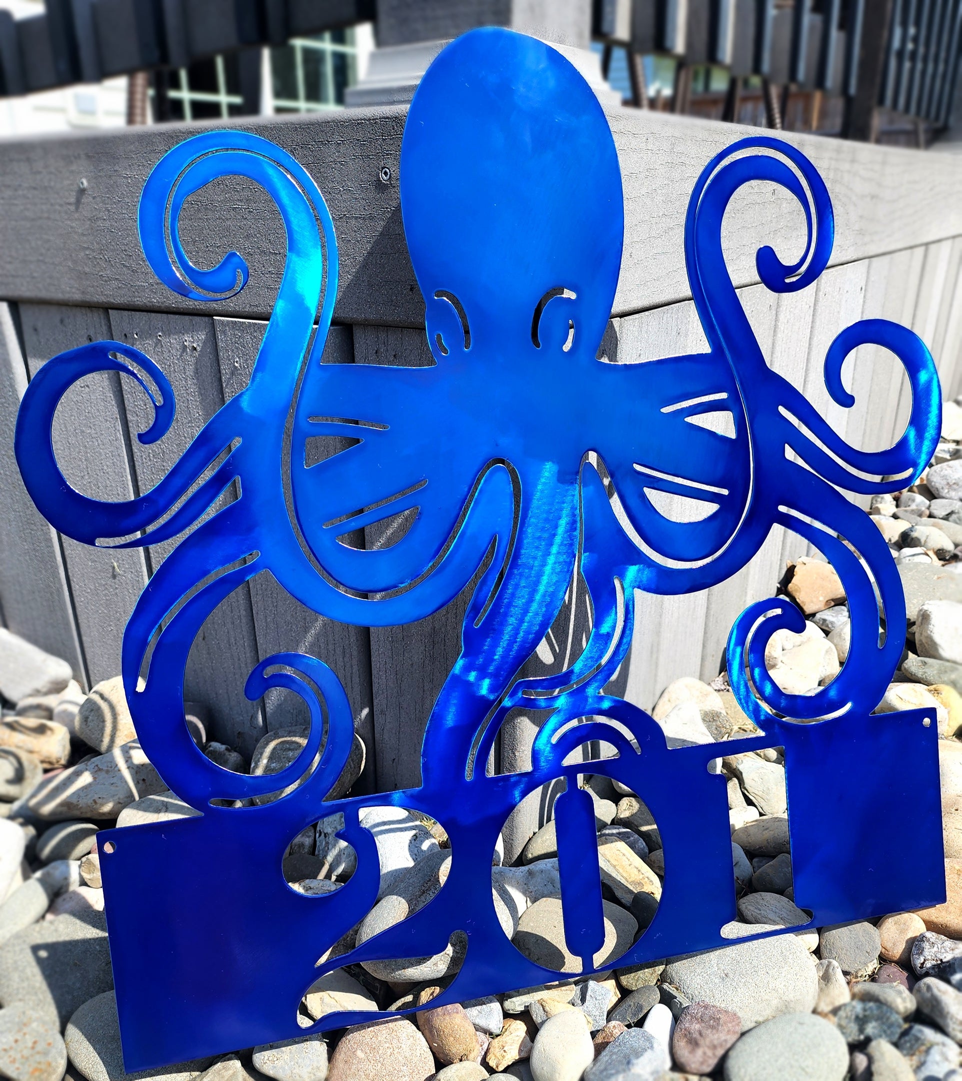Octopus Metal Art