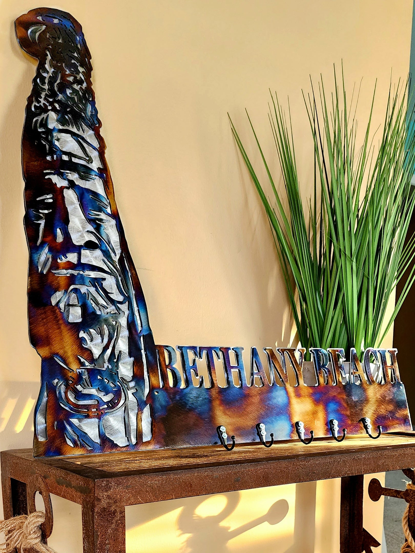 Bethany Beach Key & Leash Hanger