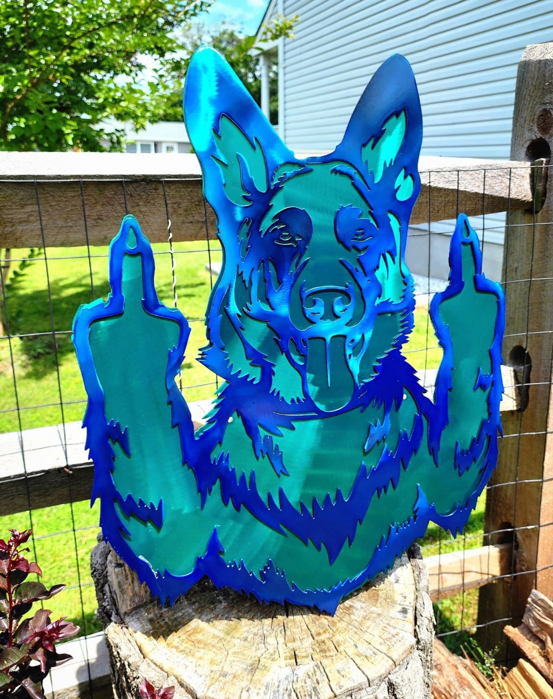 German Shepherd #3 Metal Art