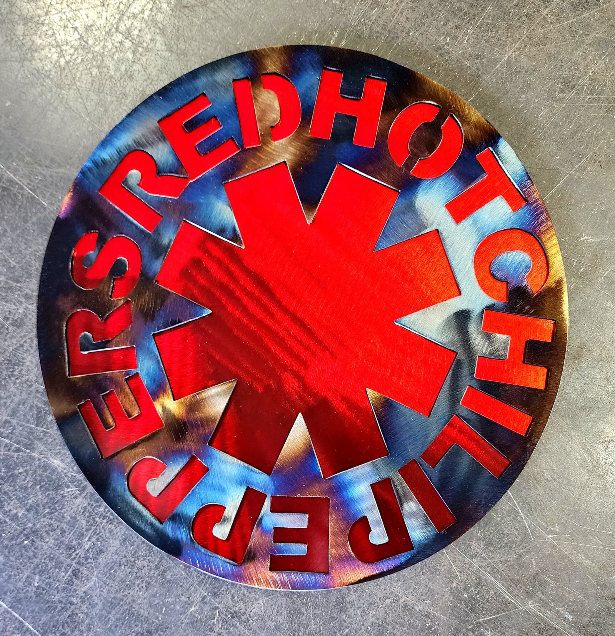 Red Hot Chili Peppers Metal Wall Art
