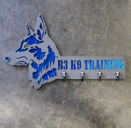Belgian Malinois Personalized Key & Leash Hanger