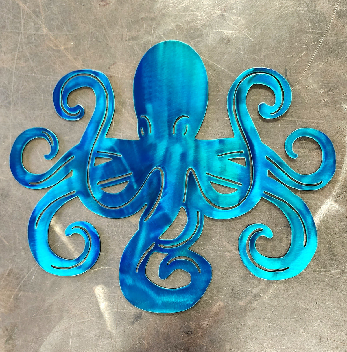 Octopus Metal Wall Art