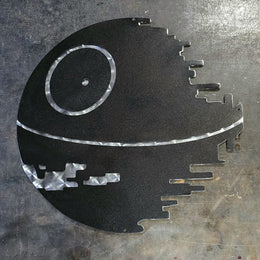 Death Star Metal Wall Art
