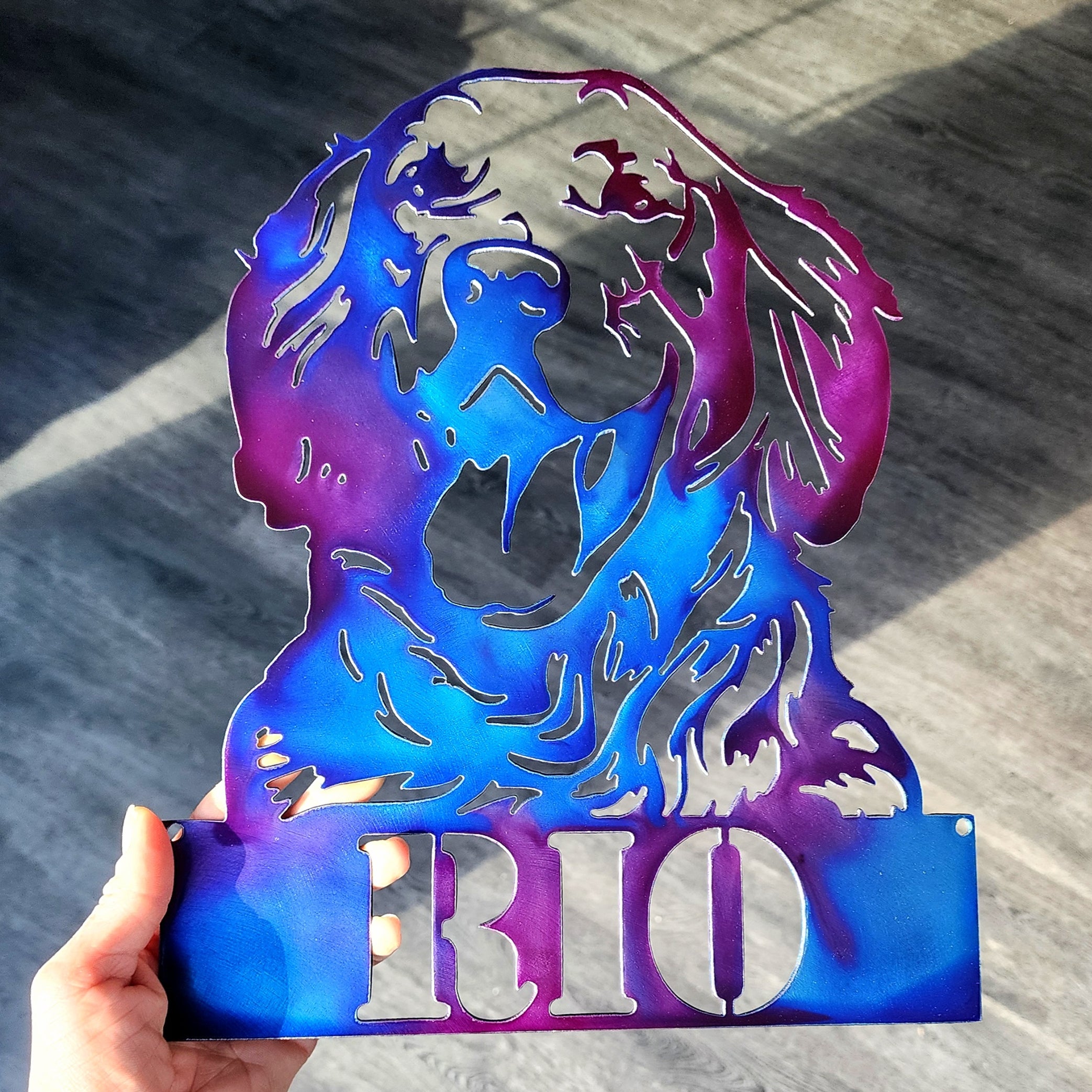 Golden Retriever Metal Wall Art #2