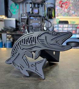 Muskie Metal Hitch Cover