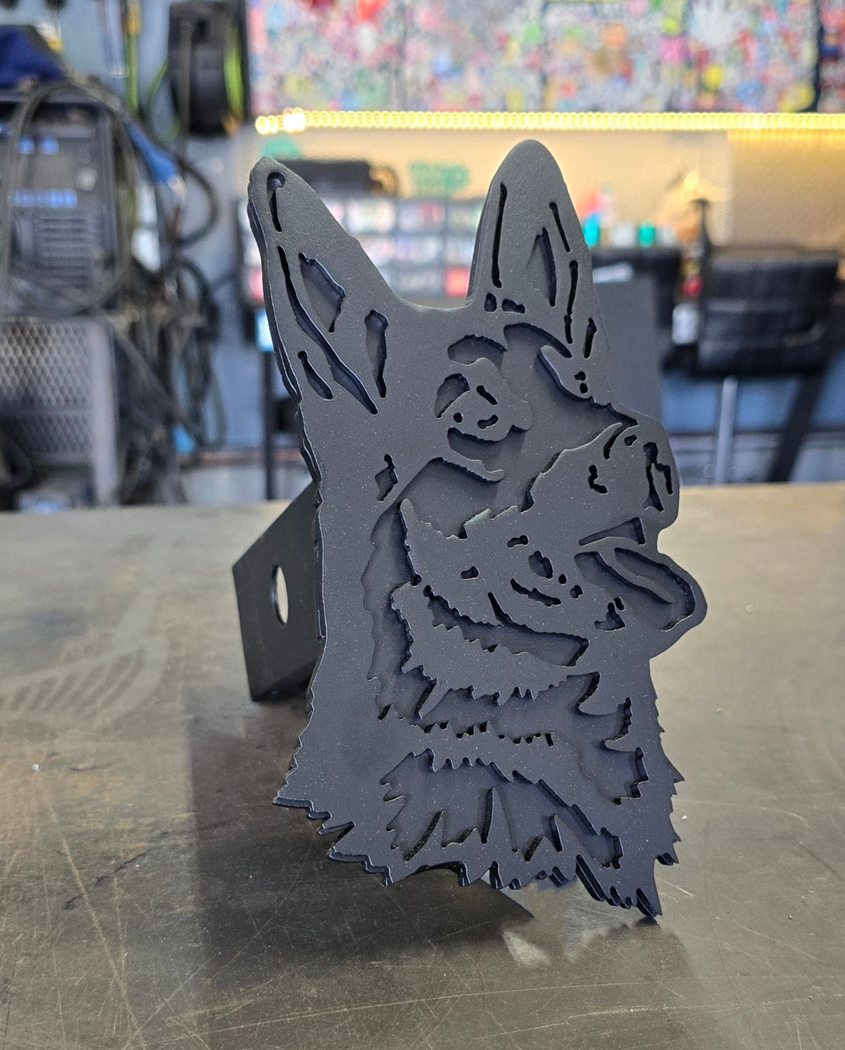 German Shepherd Metal Hitch Cover #1