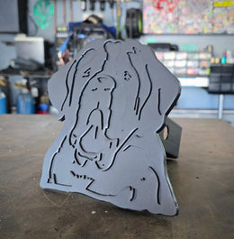 St. Bernard Metal Hitch Cover