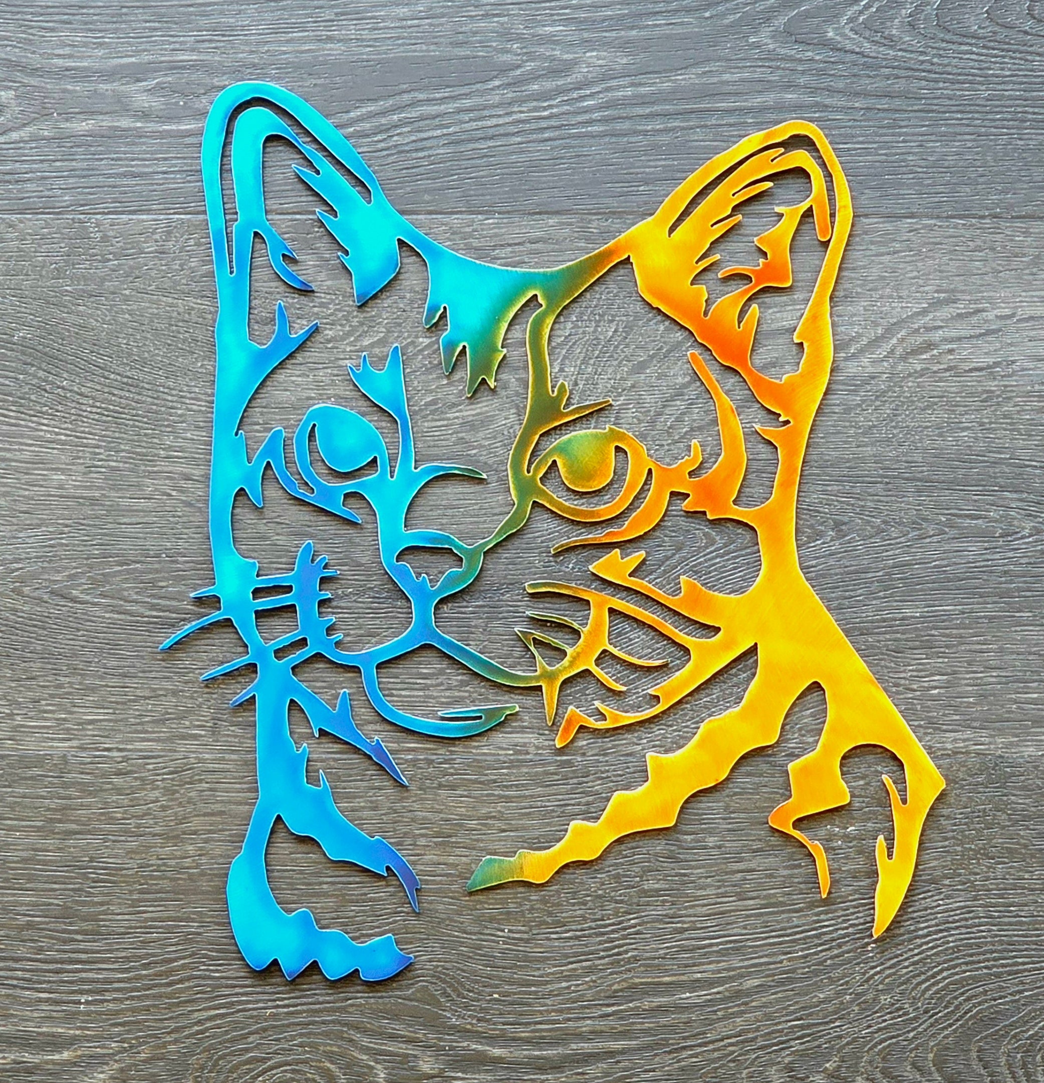 Cat #2 Metal Art