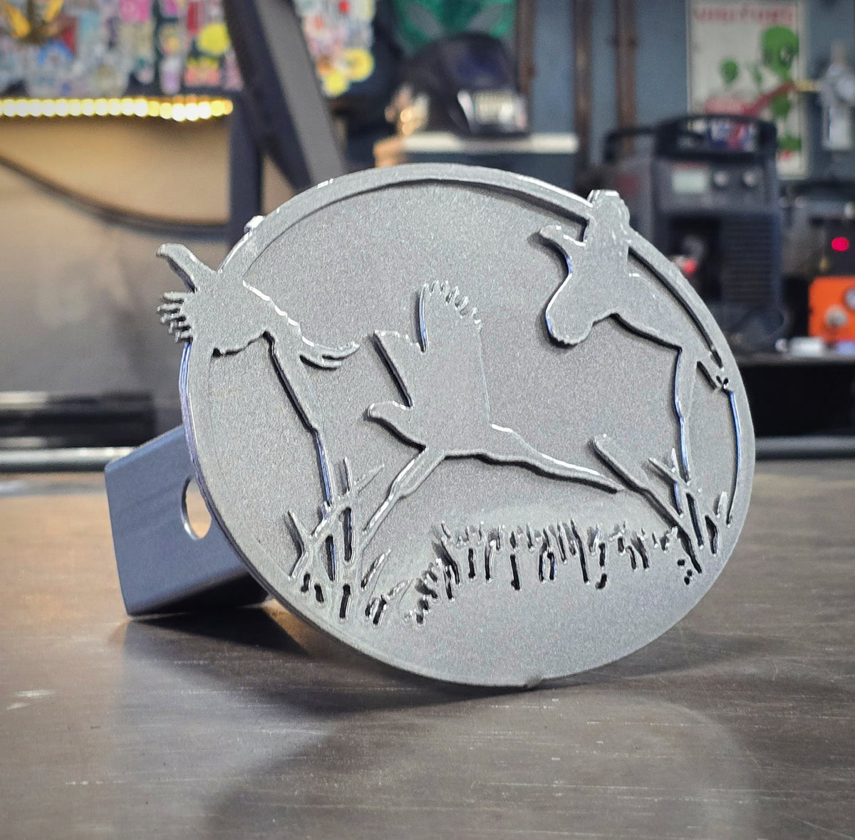 Pheasants Metal Hitch Cover