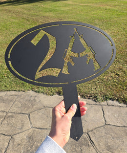 Second Amendment Garden Stake