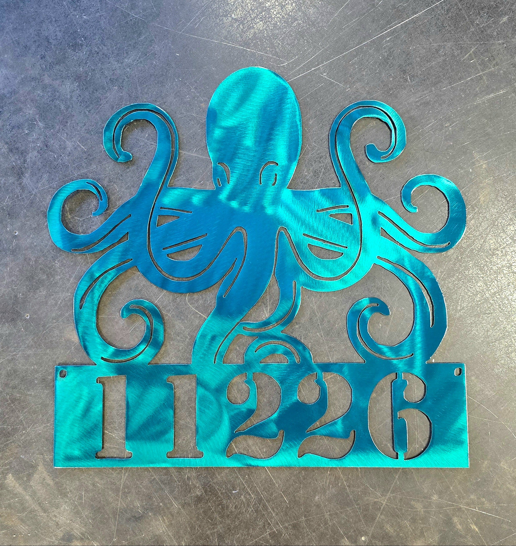 Octopus Address & Name Sign